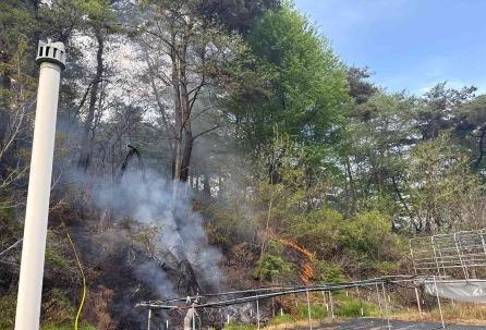 순창 쌍치면 야산서 불…35분 만에 진화
