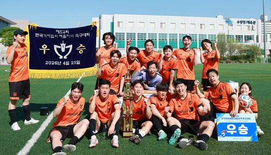 뉴스1, 승부차기 혈투 끝 기협 축구대회 사상 첫 '우승' 쾌거(종합)