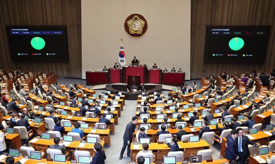 가결되는 공직선거법 개정안