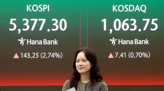 코스피, 상승 마감