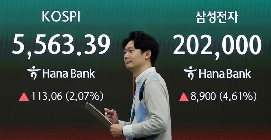 [뉴스1 PICK]"반도체의 힘"…삼성 20만원 안착 코스피 2% 상승