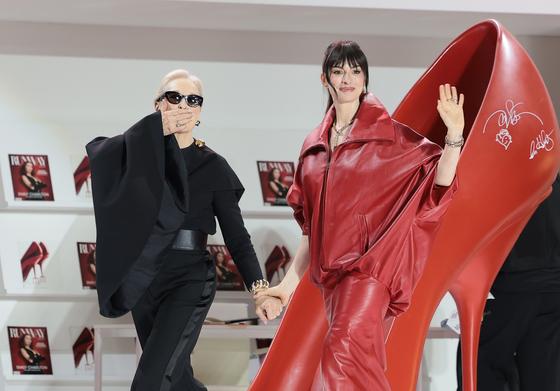 [뉴스1 ★]메릴 스트립·앤 해서웨이, 서울서 피어난 따뜻한 순간