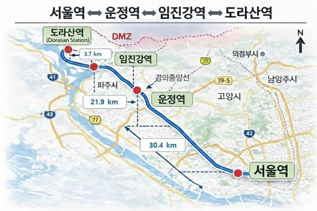도라산행 열차 6년 반 만에 재개…'평화이음 열차'로 DMZ 다시 연다