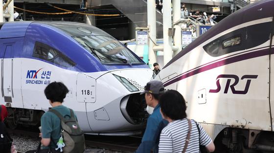 좌석이 두배로 늘어난 KTX·SRT 중련열차