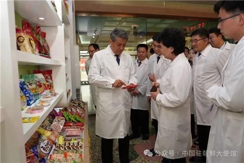 주북 중국대사, 원산 식품공장 방문…"북중 경제협력 강화"