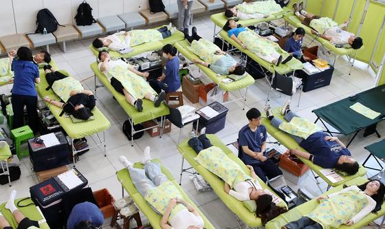 대구보건대에서 열린 '헌혈 사랑 나눔 축제'