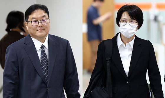 공판 출석하는 '쿠팡 수사 무마 의혹' 엄희준·김동희 검사