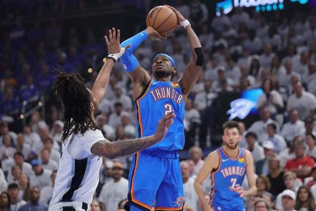 NBA 오클라호마시티, PO 서부 결승 2차전 승리…시리즈 '1승1패'
