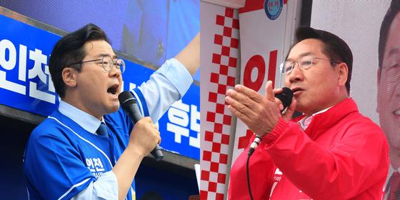 공식 선거운동 본격 시작, 지지 호소하는 인천시장 후보들