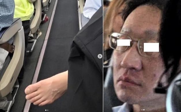 오사카행 항공기 일본인 기내 난동…"맨발로 앞좌석 차며 승객 폭행"