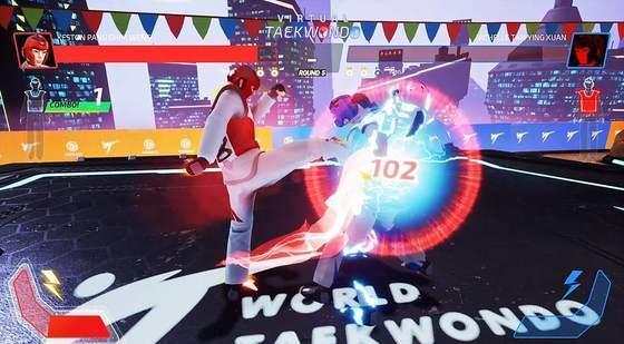 VR 쓰고 허공에 돌려차기…'버추얼 태권도', 아시안게임 채택 유력