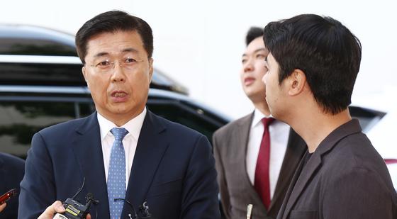 홍장원 전 차장 "충분히 오해 풀어"…종합특검 9시간 소환 조사