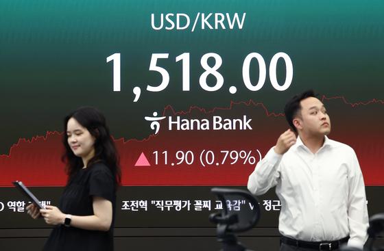 1520원 턱밑까지 온 환율…코스피 발목 잡을까