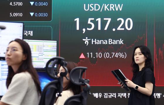 환율 1520원 위협에 외환당국 구두개입…"필요시 단호 조치"