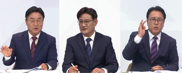 현안·공약부터 후보 자질까지…경남교육감 후보 첫 TV 토론 날 선 공방