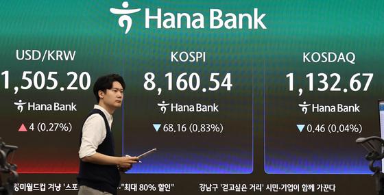  [뉴스1 PICK]코스피, 장 초반 약보합…낙폭 크지 않아 8220선 등락