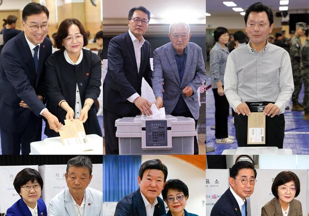 "사전투표 합시다"…제주도지사·교육감 후보 6명 모두 '한 표'