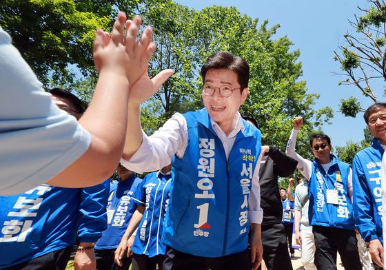 정원오 "무책임 용서못해" 오세훈 "식견 부족" 주말 총력전(종합)