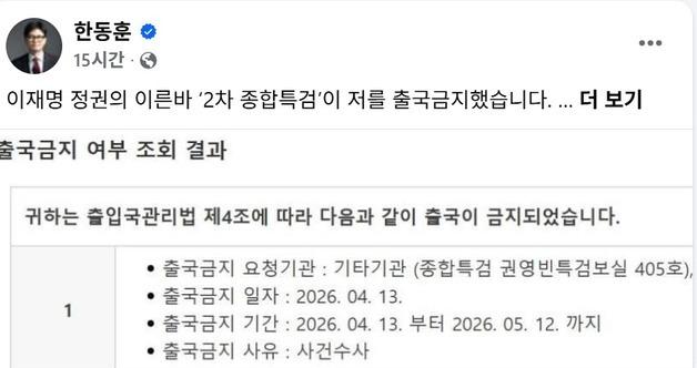 배현진 "한동훈 12일까지 출국금지?…특검 뉴스도 안 보냐, 출마로 부산 있는데"
