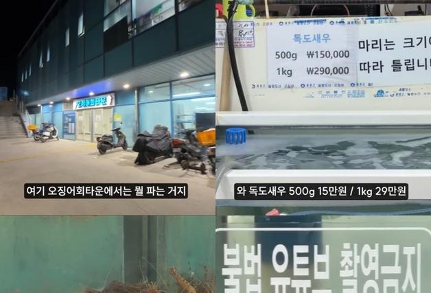 독도새우 1㎏에 29만원?…끊이지 않는 울릉도 '바가지 논란'