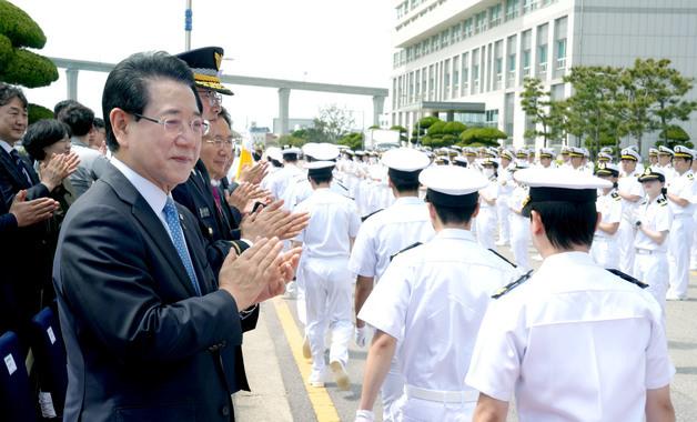 목포해양대 실습선 국제항해 출항…실습생·교직원 362명 탑승