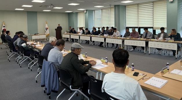 고용부 태백지청, 삼척서 '축사 지붕공사' 중대재해 예방 교육