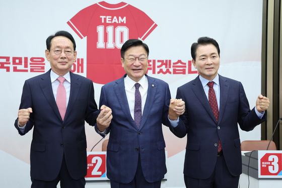 국힘 원내대표 선거 결선으로…김도읍·정점식 2파전(2보)