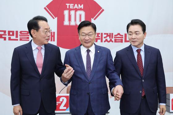 김도읍 "도로 친윤 안돼"…정점식 "분열 아닌 통합"…성일종 "계파 타파"