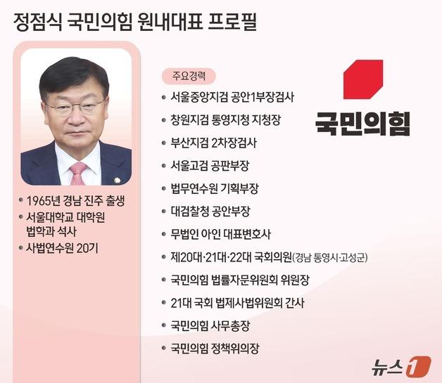 [그래픽] 정점식 국민의힘 원내대표 프로필