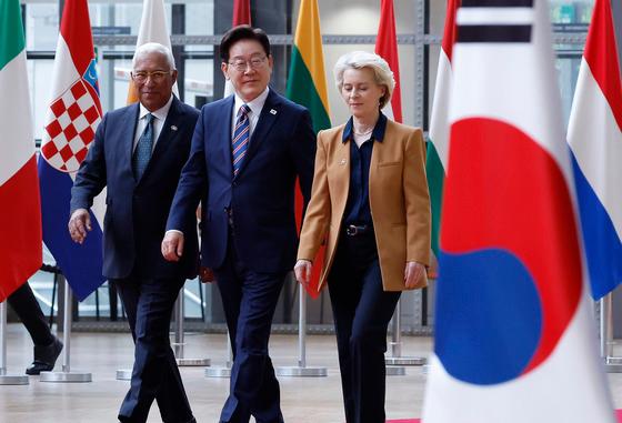 한-EU 정상 "北 핵보유국 인정 불가…북러 불법 군사협력 강력 규탄"