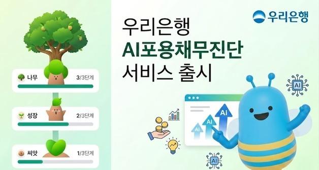 우리은행, AI로 금융관리 돕는 ‘AI포용채무진단’ 서비스 출시