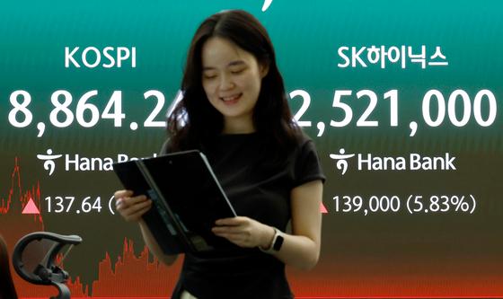 SK하이닉스 고공행진에 코스피도 8864 마감