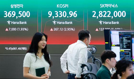 코스피 9300 돌파→8900선 후퇴…美 밴스 스위스행 취소 여파[장중시황]