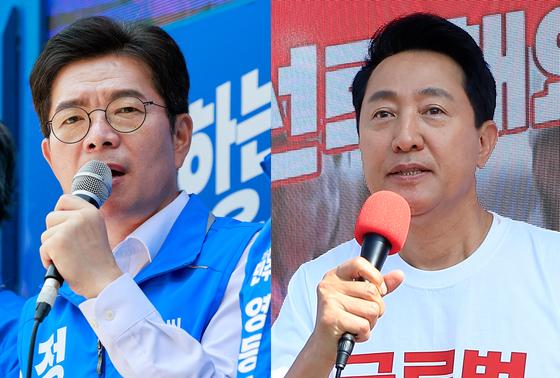 정원오 "李대통령 파트너 시장될 것"…오세훈 "오만의 폭주 중단시켜야"(종합)