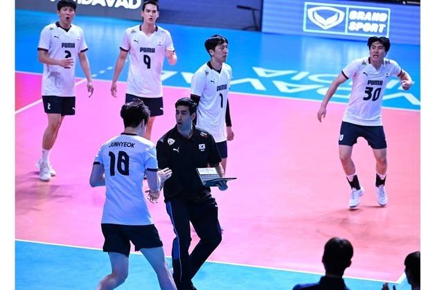 남자배구, AVC컵 첫 경기서 '박기원호' 태국에 2-3 패배