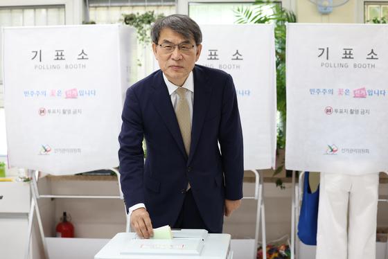 [뉴스1 PICK]노태악 선관위원장, 제9회 지방선거 본 투표