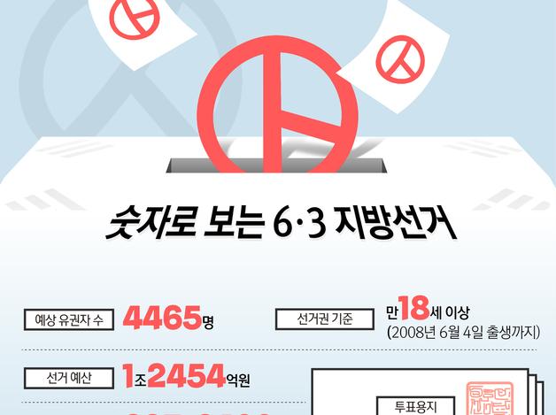숫자로 보는 6·3 지방선거