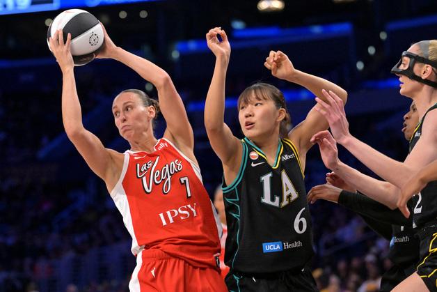 박지현, WNBA 라스베이거스전 4분 출전해 무득점