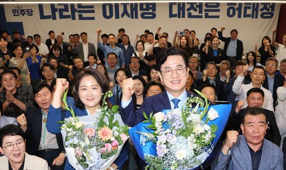 허태정 대전시장 후보 '당선 확실'