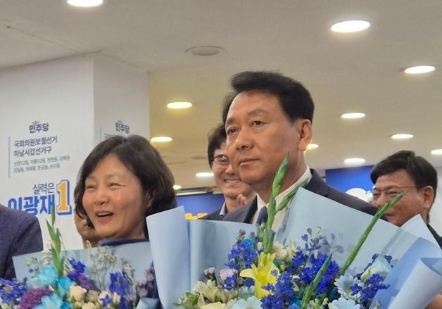 [6·3지선] '친노 적자' 이광재, 하남갑 보궐 당선…다시 국회 입성(종합)