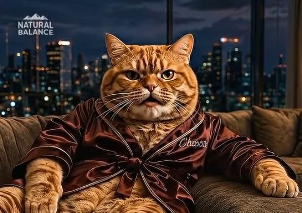 "나 육식동물이야" 사료 먹고 눈 휘둥그레…고양이 광고에 웃음