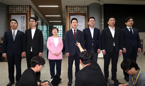 장동혁 대표, 경찰청 항의 방문