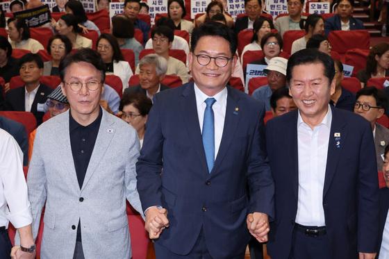 '정청래 출마' 與 전당대회 5파전…거세지는 명청대전(종합)
