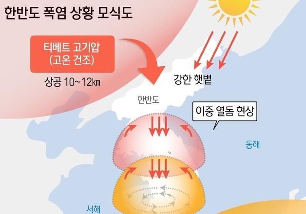 40도 폭염 지나자 다시 장맛비…한반도 뒤흔드는 '변덕 장마' 왜?