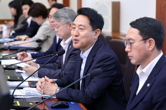 李대통령, 오세훈 '서울 주택 행정' 꺼내자 "그 얘기는 나중에 하시죠"(종합)
