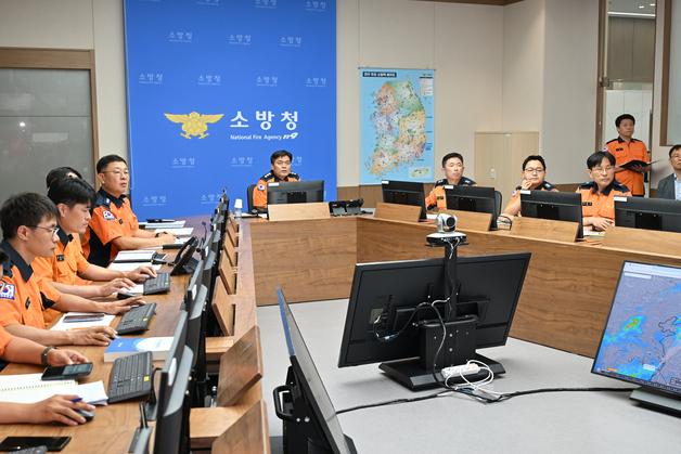 소방청, 수도권·강원·충청 호우 대응 강화…대용량포 충주 전진배치