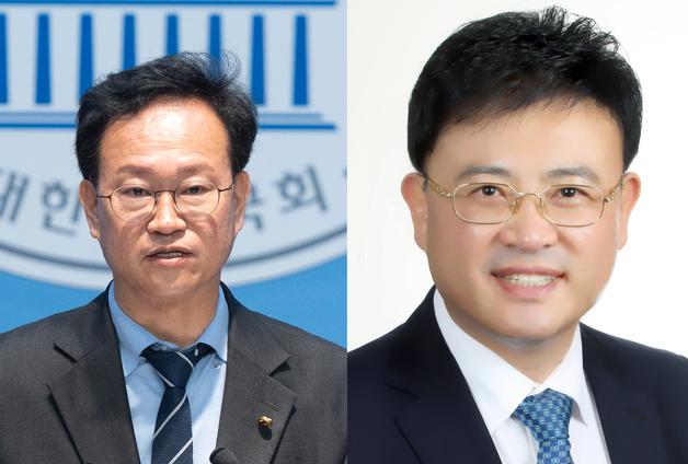 송재봉·이영신 민주당 충북도당위원장 선거 앞 지지 호소