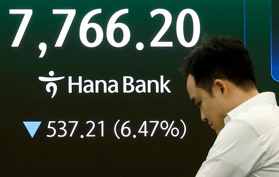 [뉴스1 PICK] 코스피 급락 출발…8000선 무너지고 매도 사이드카 발동