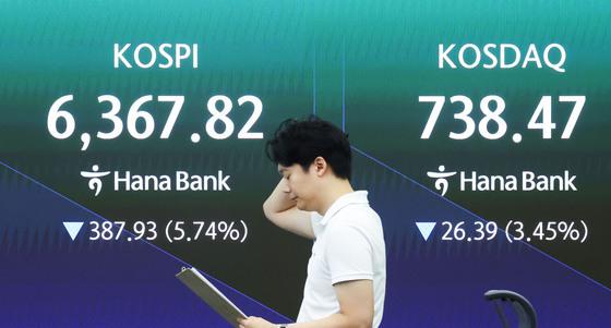 [뉴스1 PICK]코스피·코스닥 사이드카 '패닉'…7%'급락'