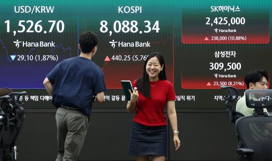 웃음 되찾은 한국 증시